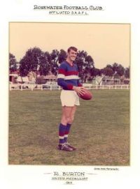 Rod Burton - 1969 Nazer Medallist