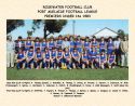 Rosewater Football Club Under 16s Premiers 1983